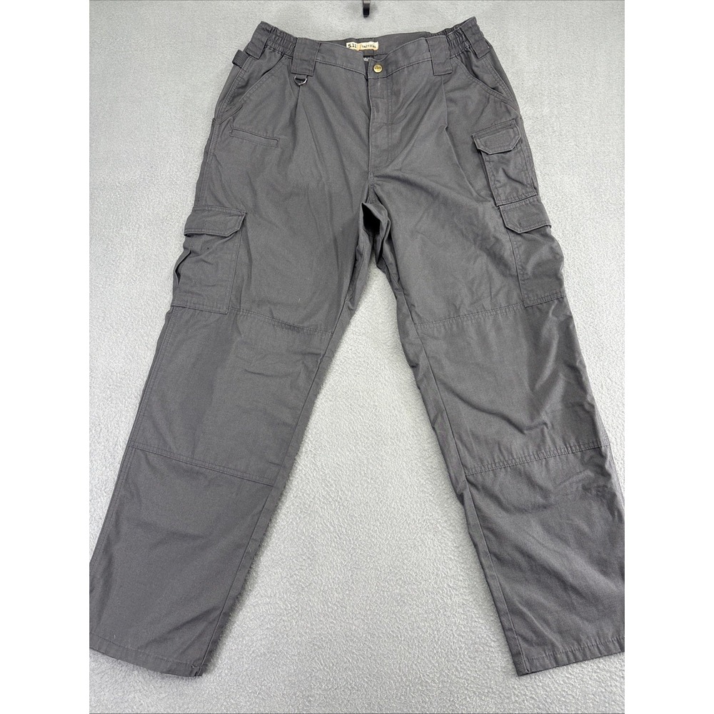 5.11 Tactical Cargo Pants Mens 38x32* Gray Relaxed Fit Tactical Workwear Outdoor